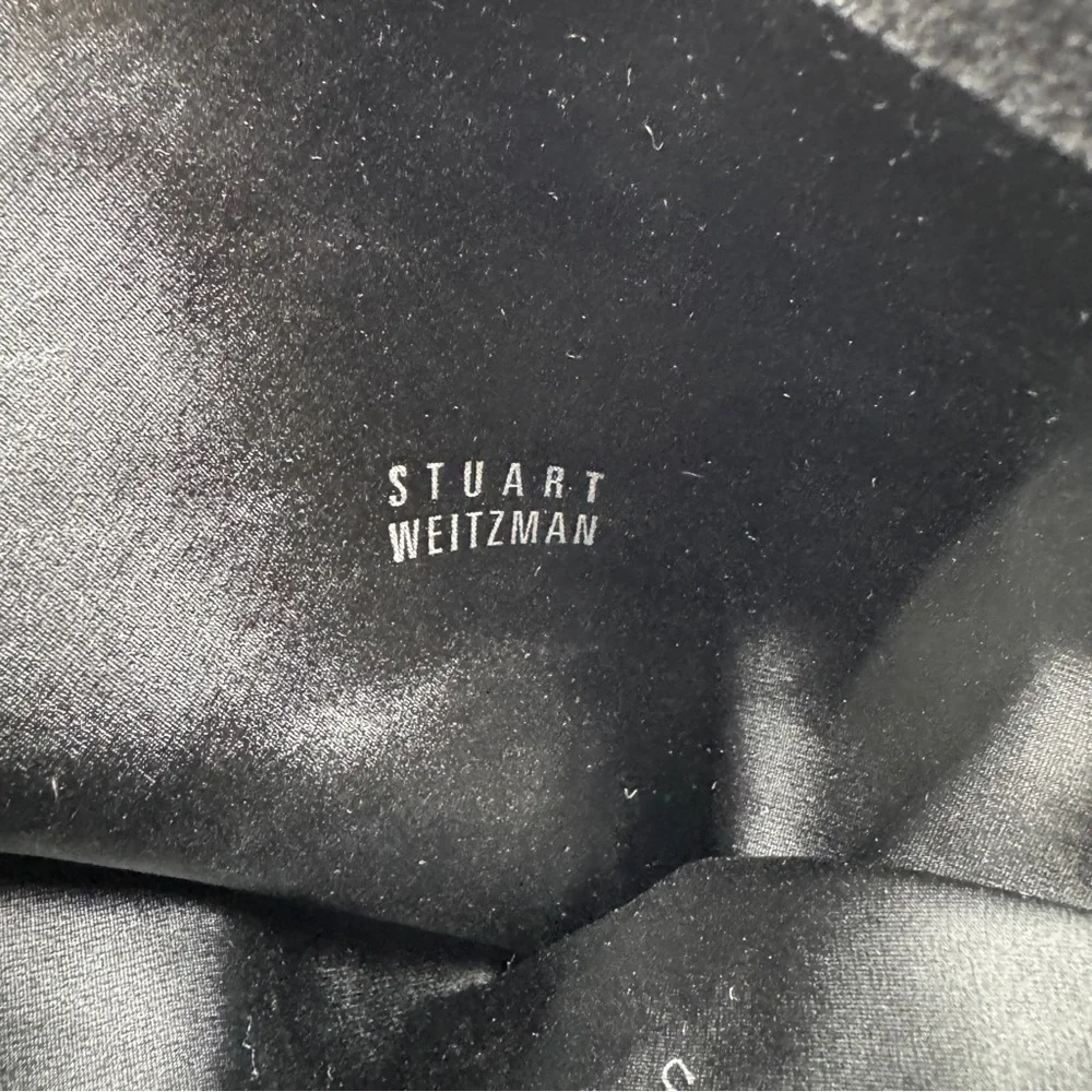 Stuart Weitzmen Black Vidaland 100MM Suede Over-the-Knee Boots
